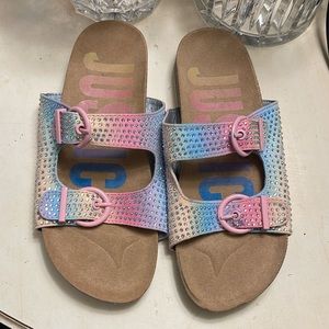 Justice Buckle Sandals